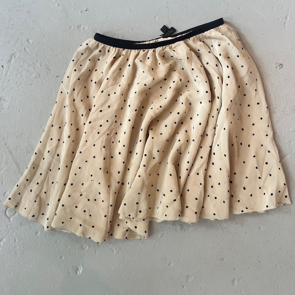 ARITZIA TALULA BABATON POLKA DOT SKIRT